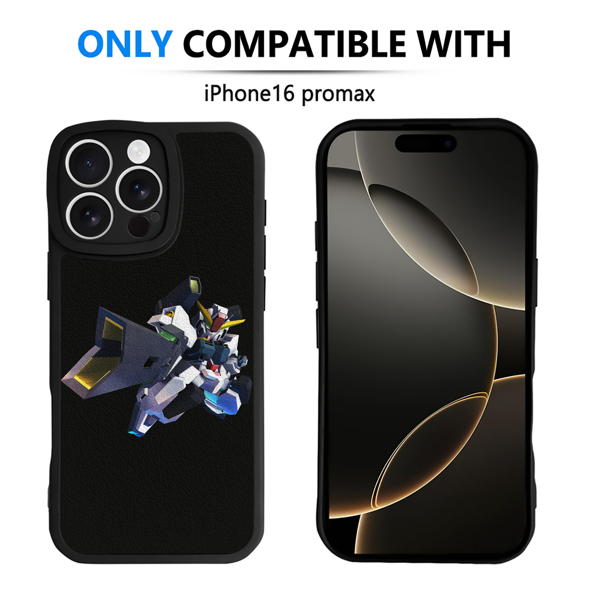 （画像用） 機動戦士ガンダム Mobile Suit Gundam 【iPhone 16シリーズ対応】シリコンスマホケース（レザー調） 材質：シリコン